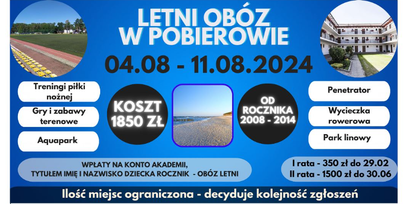 Obóz letni - Pobierowo